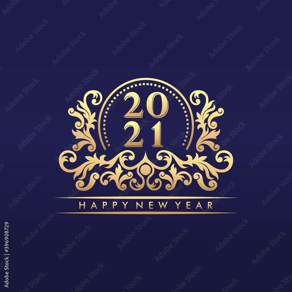 Happy New Year elegant design of colored 2021 logo numbers. Typography for 2021 save the date luxury designs and new year celebration invite. Vector illustration. Happy New Year elegant design of colored 2021 logo numbers. Typography for 2021 save the date luxury designs and new year celebration invite. Vector illustration.