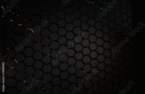 grid hexagonal modern creat...