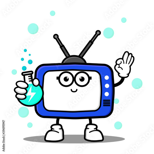 cute television cartoon mascot character