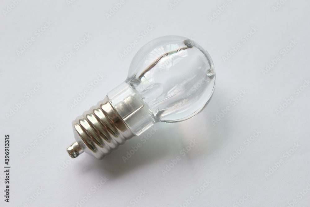 mini light bulb isolated on white background. mini light bulb isolated on white background.