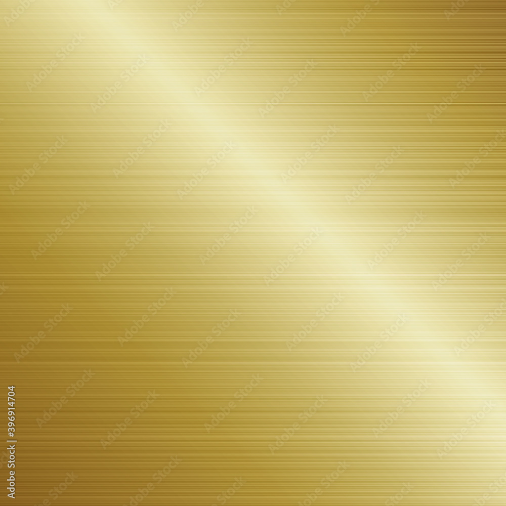 ヘアライン加工されたゴールドの金属板 鉄板のイメージ Stock Illustration Adobe Stock