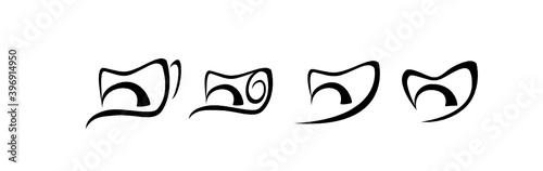 logo, symbol, icon of a sewing machine