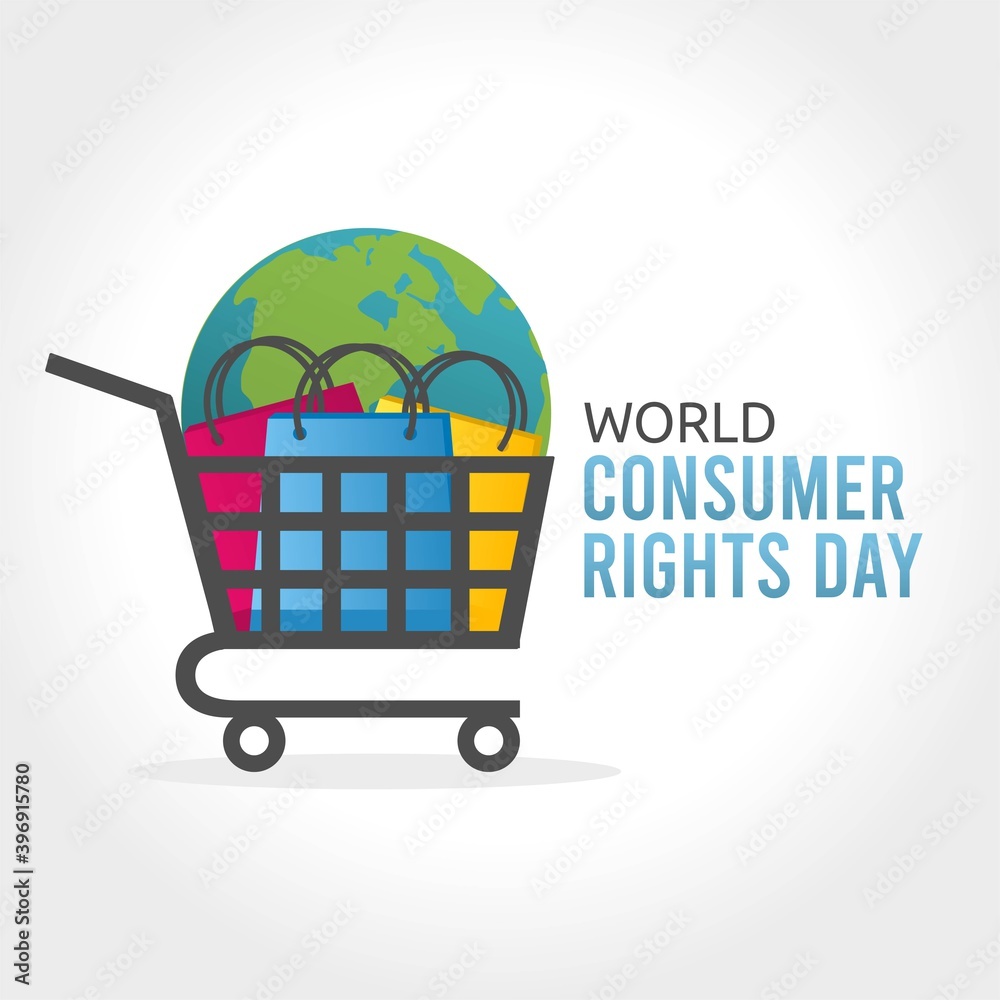 Vettoriale Stock World Consumer Rights Day Vector Illustration. Suitable  for greeting card poster and banner. | Adobe Stock