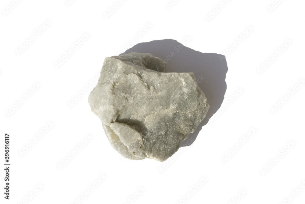 Natural pebbles on white background Natural pebbles on white background