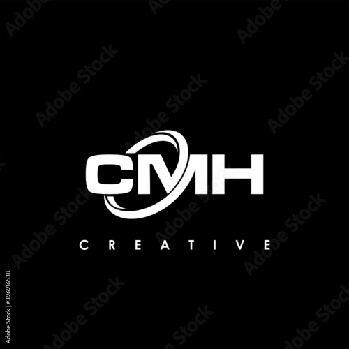 CMH Letter Initial Logo Design Template Vector Illustration