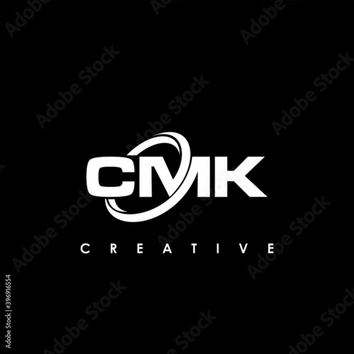 CMK Letter Initial Logo Design Template Vector Illustration photo