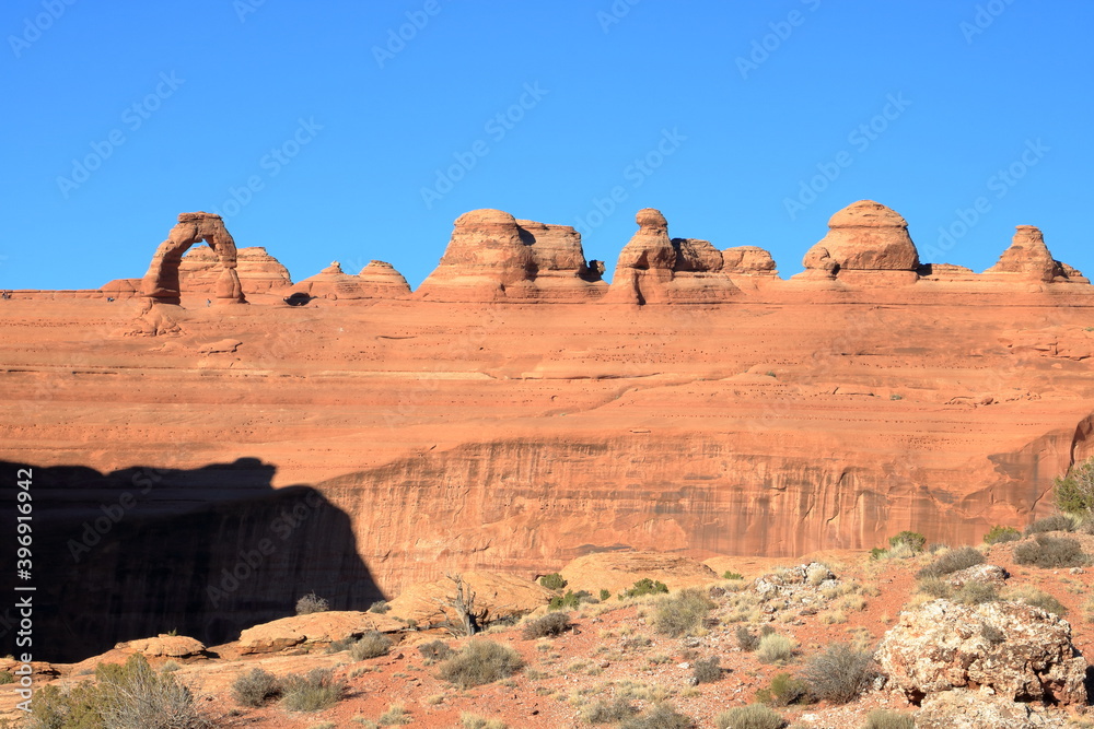 Delicate Arch from viewpoint, Arches National Park