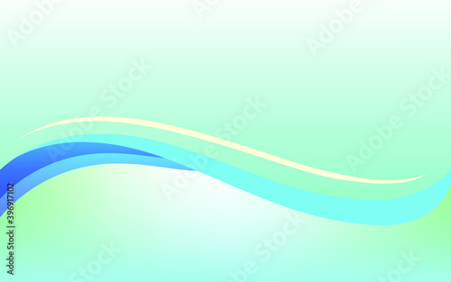 Blue abstract curve pattern background