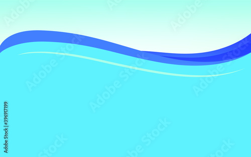 Blue abstract curve pattern background