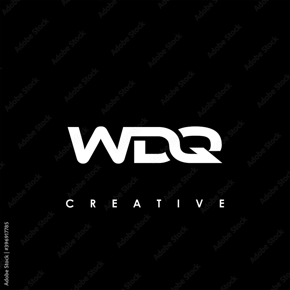 WDQ Letter Initial Logo Design Template Vector Illustration WDQ Letter Initial Logo Design Template Vector Illustration