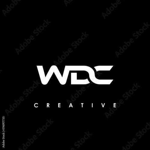 WDC Letter Initial Logo Design Template Vector Illustration photo