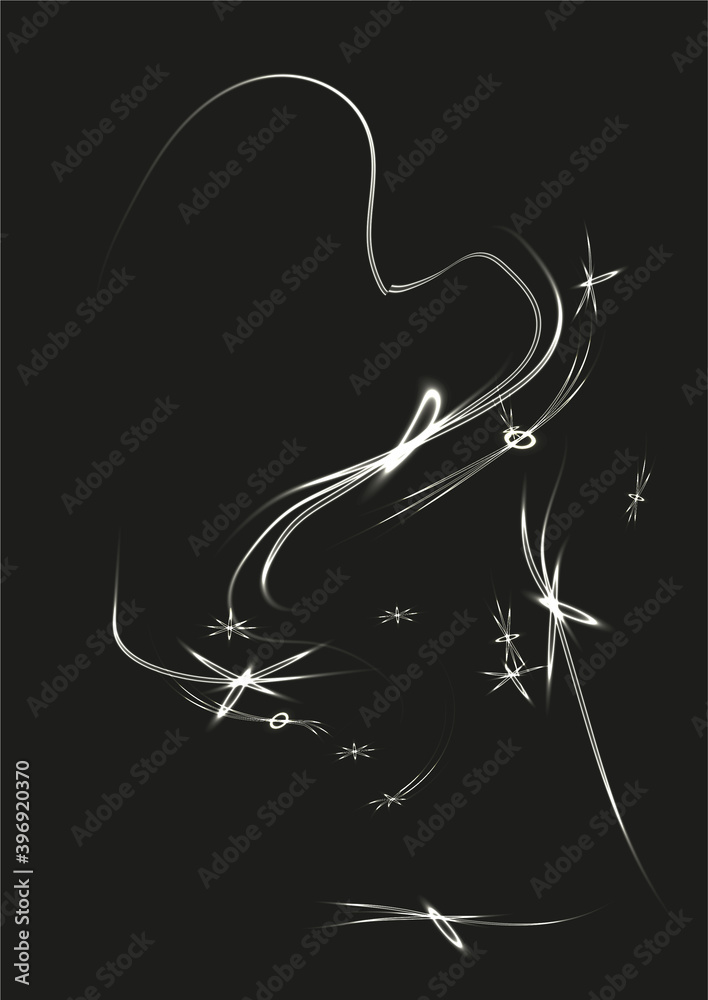 Abstract figures for the design of posters, envelopes, postcards, banners Abstract figures for the design of posters, envelopes, postcards, banners