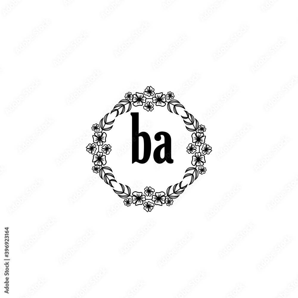 BA Initial handwriting logo template vector
BA Initial handwriting logo template vector
