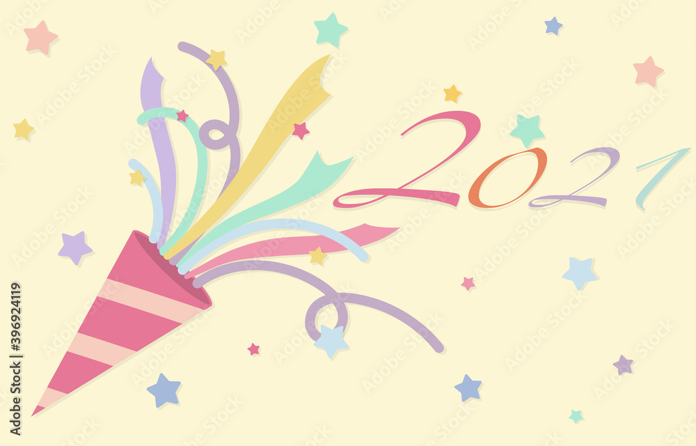 Celebrations of the New Year 2021. Presenting the background for the New Year's party. With colorful hand fireworks With many stars. eps10 vector illustration. Celebrations of the New Year 2021. Presenting the background for the New Year's party. With colorful hand fireworks With many stars. eps10 vector illustration.