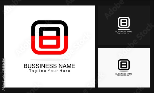 number 8 concept design business logo