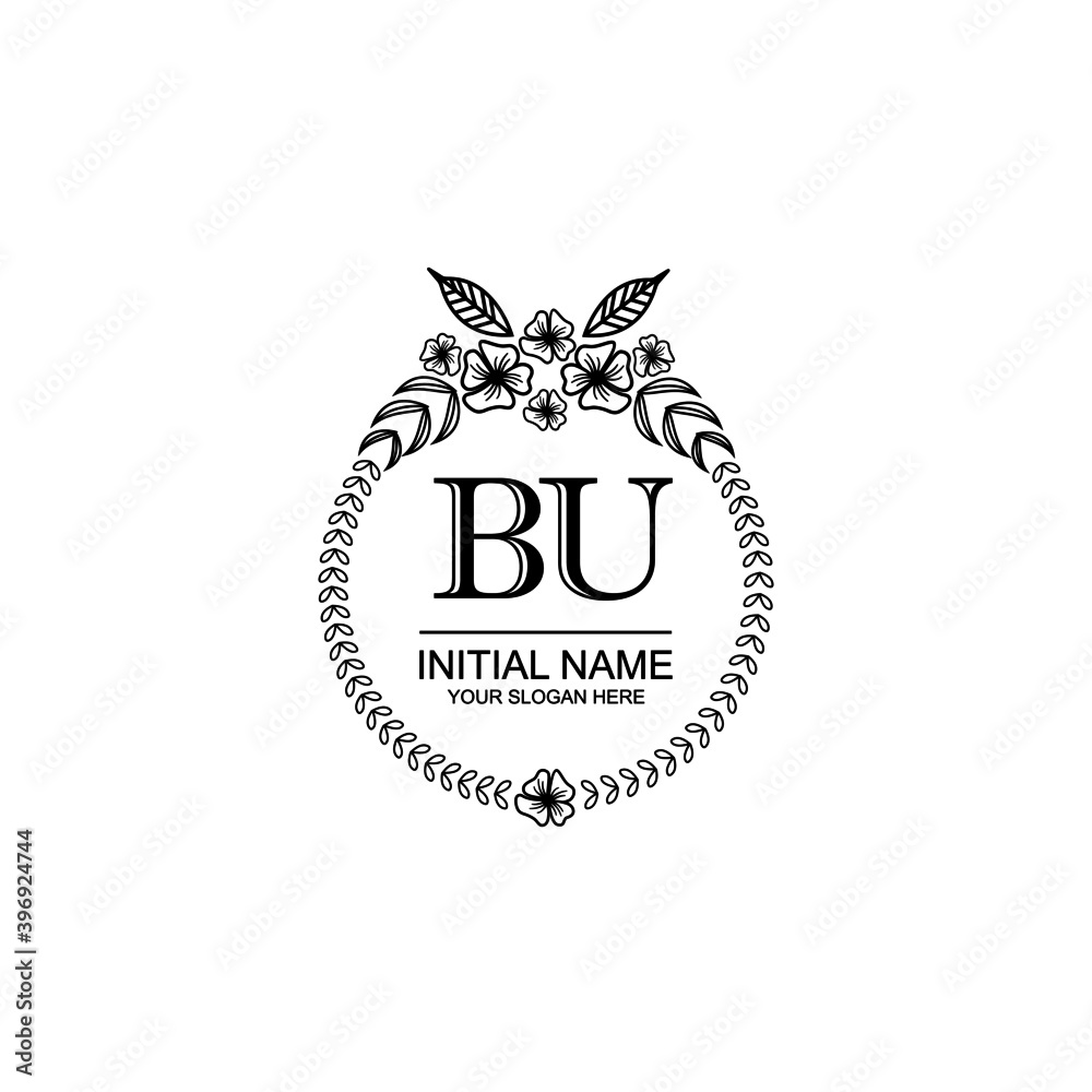 BU Initial handwriting logo template vector
BU Initial handwriting logo template vector