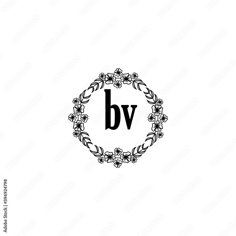 BV Initial handwriting logo template vector
BV Initial handwriting logo template vector