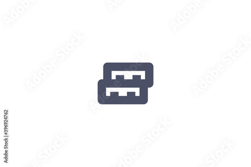 Stacked Coin Finance Bank Accounting Friendly Bold Icon