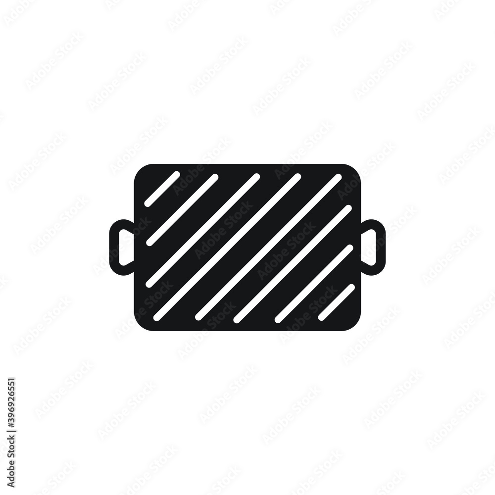 Grilled icon design isolated on white background