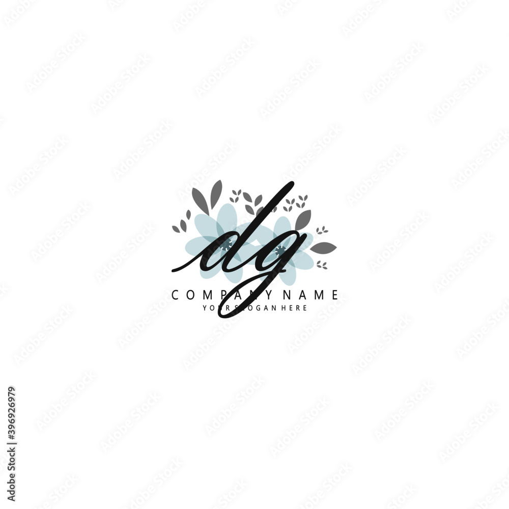 DG Initial handwriting logo template vector
DG Initial handwriting logo template vector