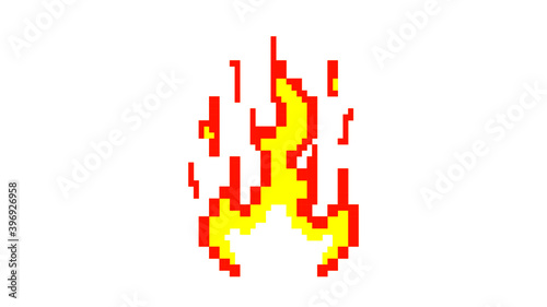 fire flame llama 