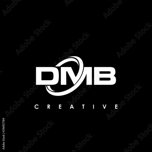 DMB Letter Initial Logo Design Template Vector Illustration