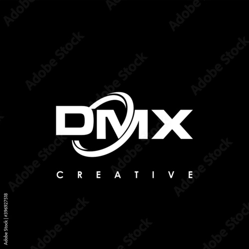 DMX Letter Initial Logo Design Template Vector Illustration photo