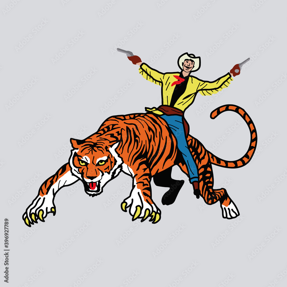 Tiger Riding