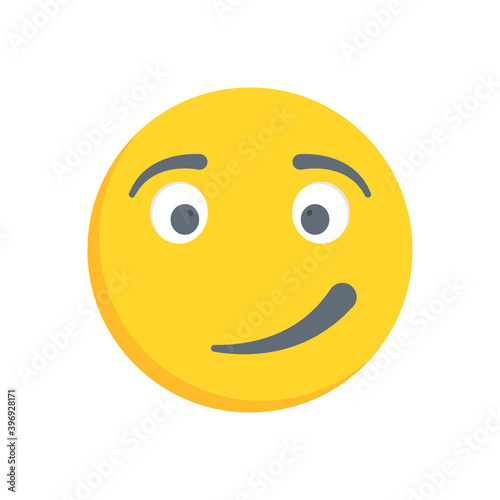 smirking face