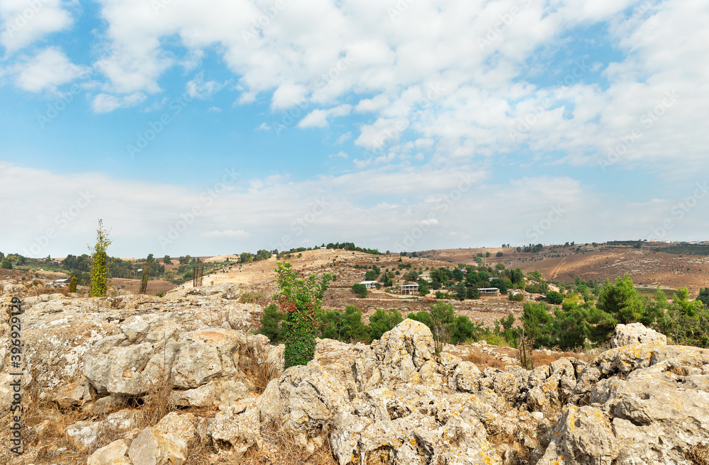  panorama of nature in northern Israel