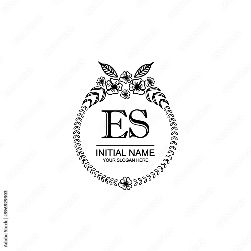 ES Initial handwriting logo template vector
ES Initial handwriting logo template vector