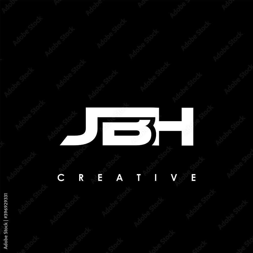 JBH Letter Initial Logo Design Template Vector Illustration JBH Letter Initial Logo Design Template Vector Illustration