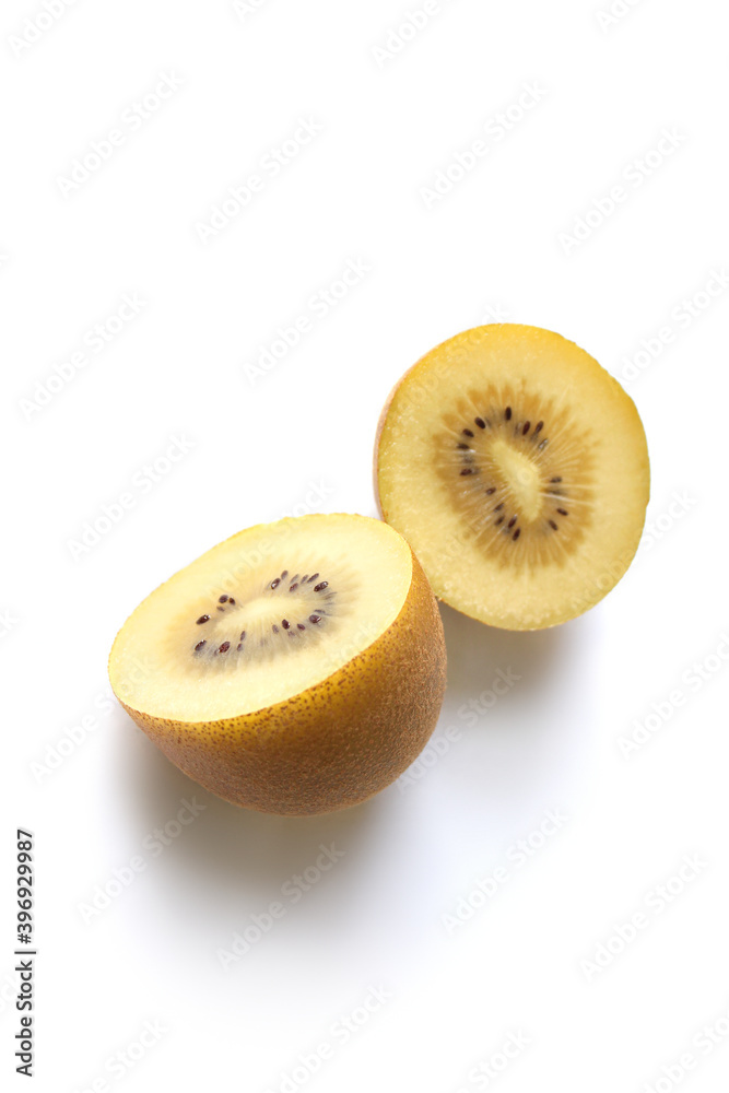 kiwi gold isolated on the white background kiwi gold isolated on the white background