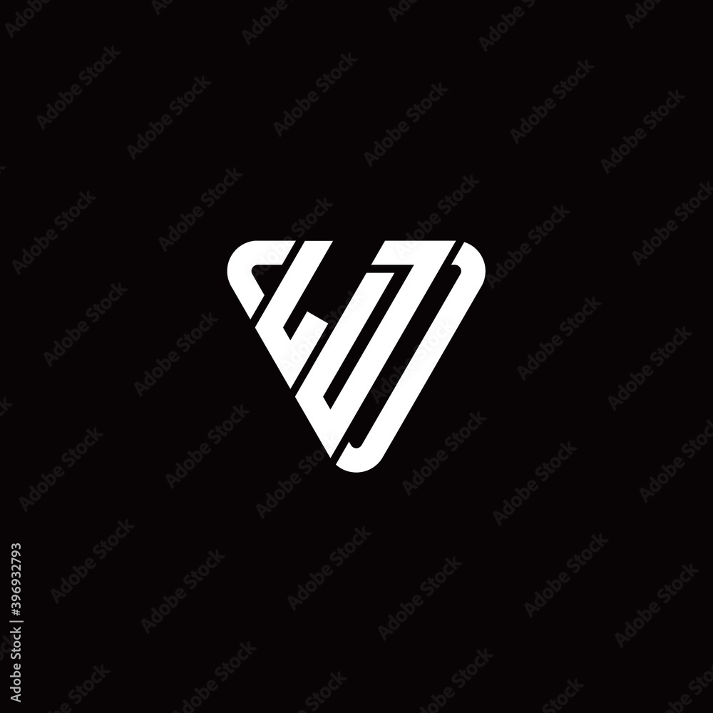 Initial Letter L D Linked Triangle Design Logo Initial Letter L D Linked Triangle Design Logo