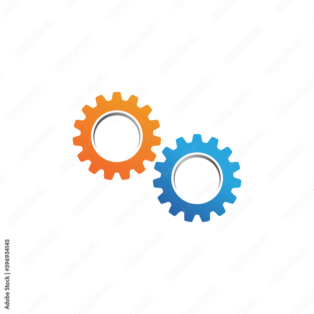 Gear Logo Template vector icon illustration design Gear Logo Template vector icon illustration design