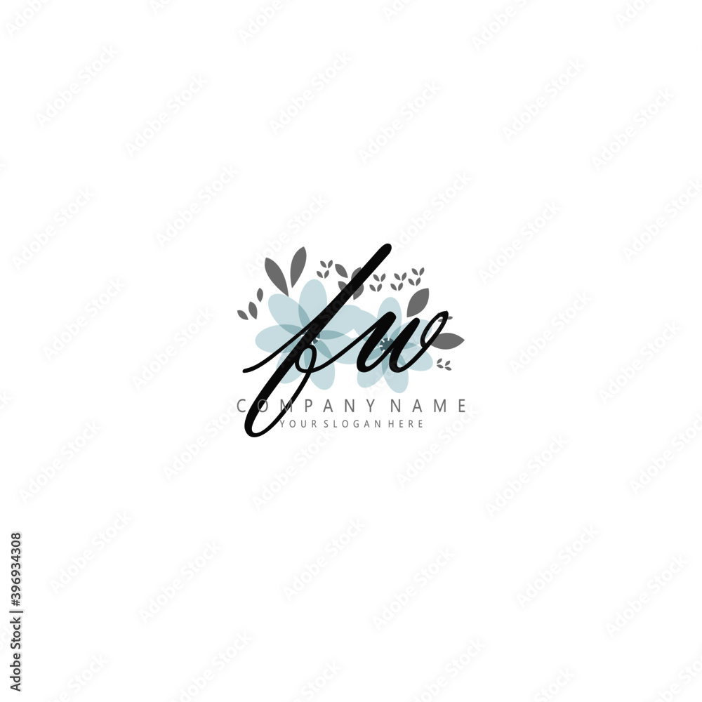 FW Initial handwriting logo template vector
FW Initial handwriting logo template vector