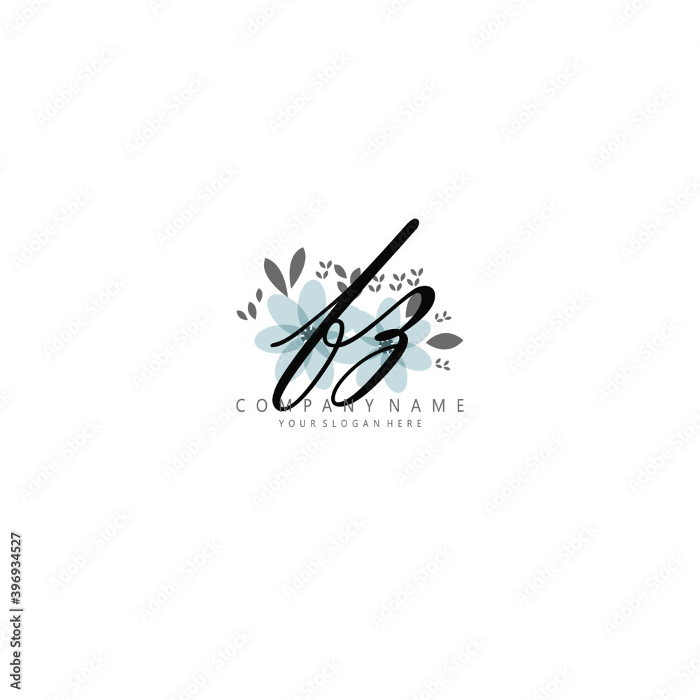 FZ Initial handwriting logo template vector
FZ Initial handwriting logo template vector