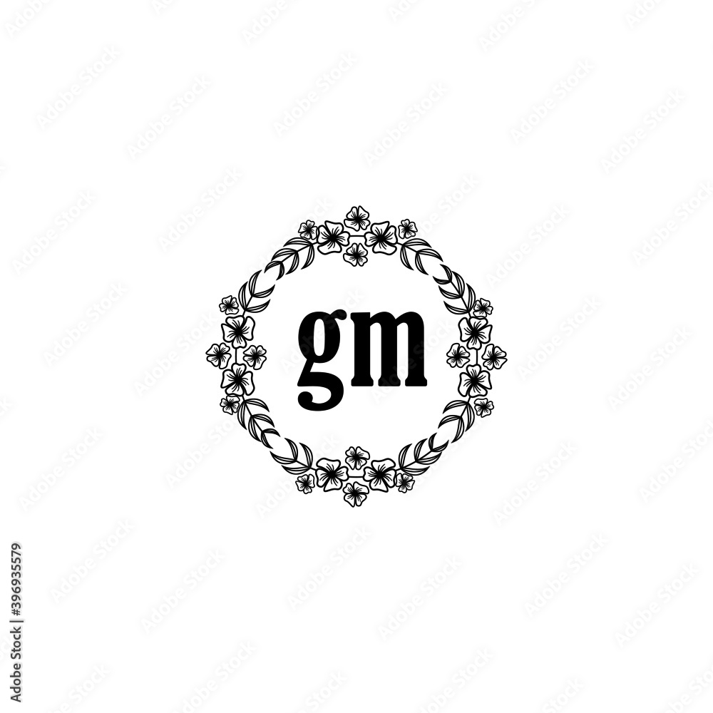 GM Initial handwriting logo template vector
GM Initial handwriting logo template vector