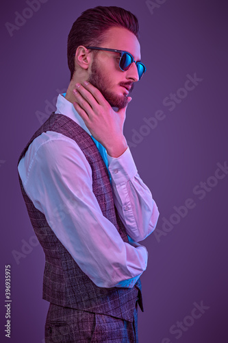 gungster in sunglasses photo