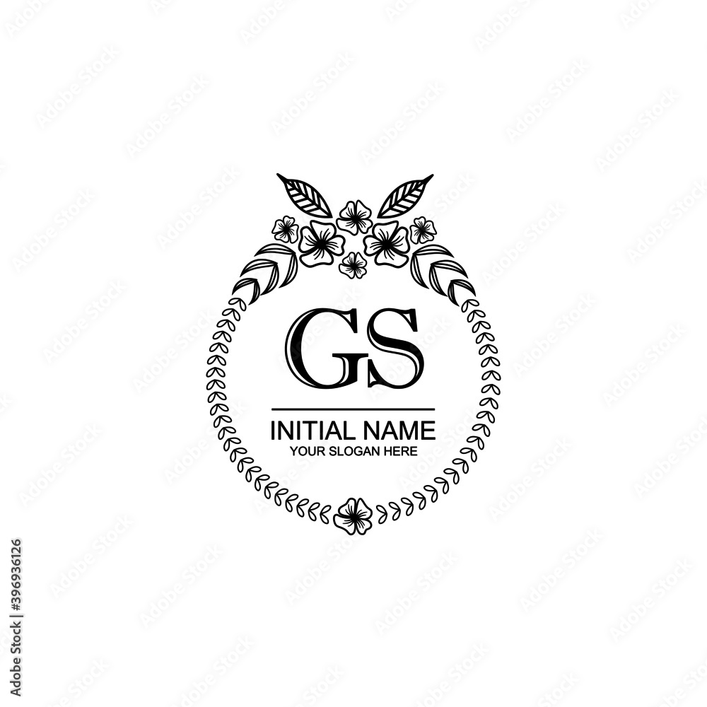 GS Initial handwriting logo template vector
GS Initial handwriting logo template vector