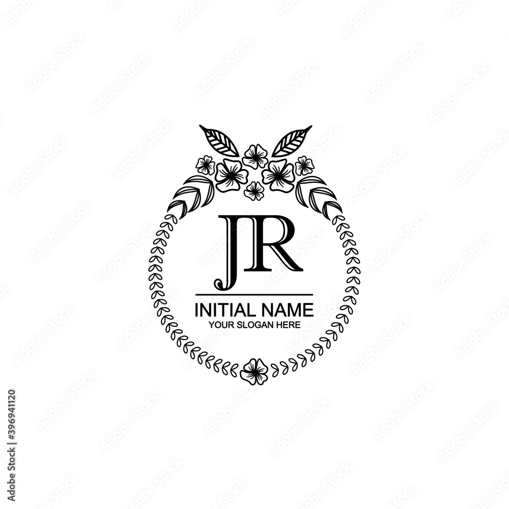 JR Initial handwriting logo template vector
JR Initial handwriting logo template vector