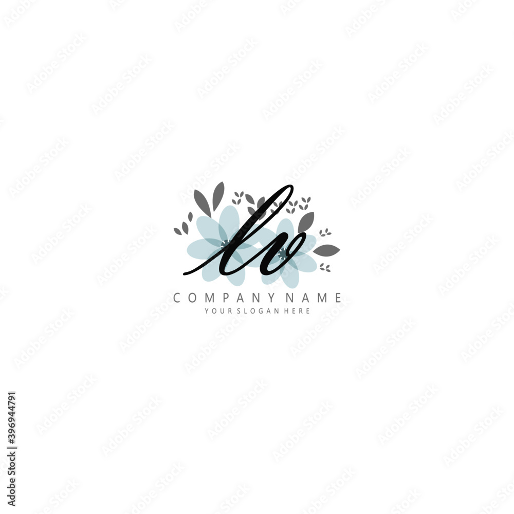 , Initial handwriting logo template vector , Initial handwriting logo template vector