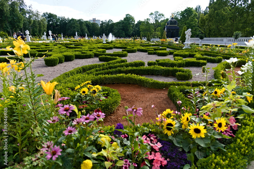 Fototapeta premium Białystok, Pałac oraz park Branickich. 