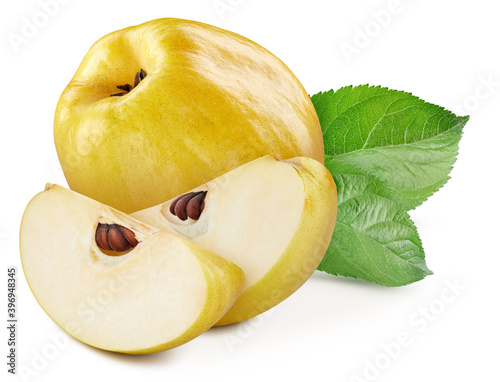 Photos Quince isolated on white background