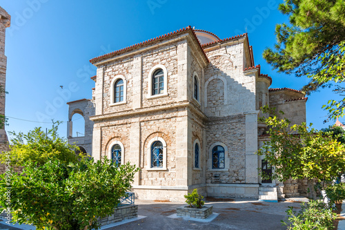 A church at Castle of Lykourgos Logothetis in Samos Island