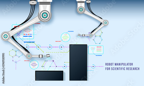 Robot manipulator for scientific research and industrial production