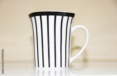 coffee mugs, Ceramic crafts mug, Zebra pattern