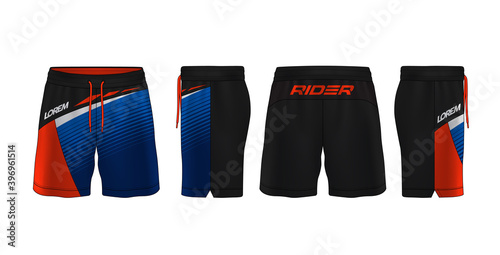 sport shorts design template,pants fashion vector illustration.
