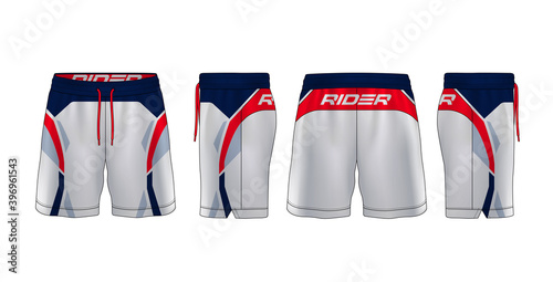 sport shorts design template,pants fashion vector illustration.
