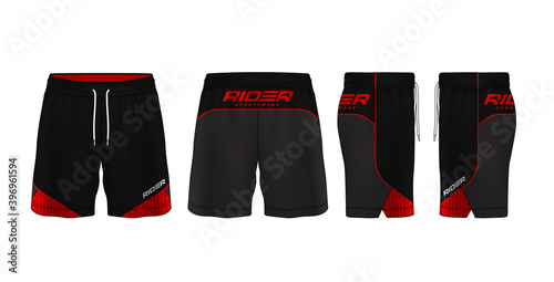 sport shorts design template,pants fashion vector illustration.
